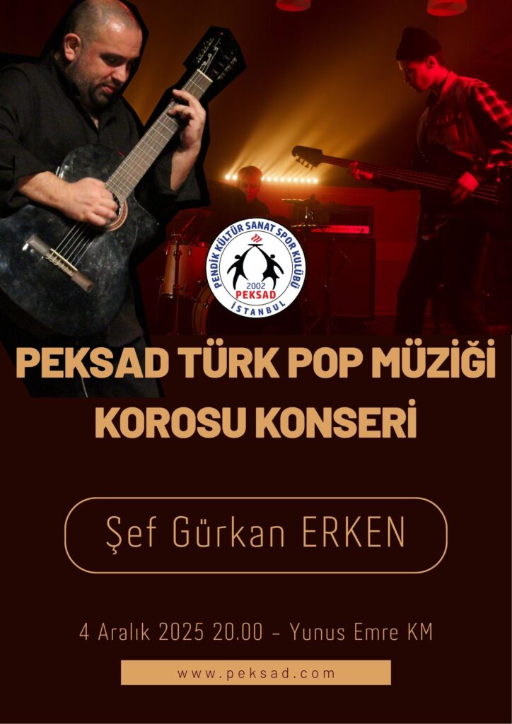 Peksad pop müziği korosu konseri