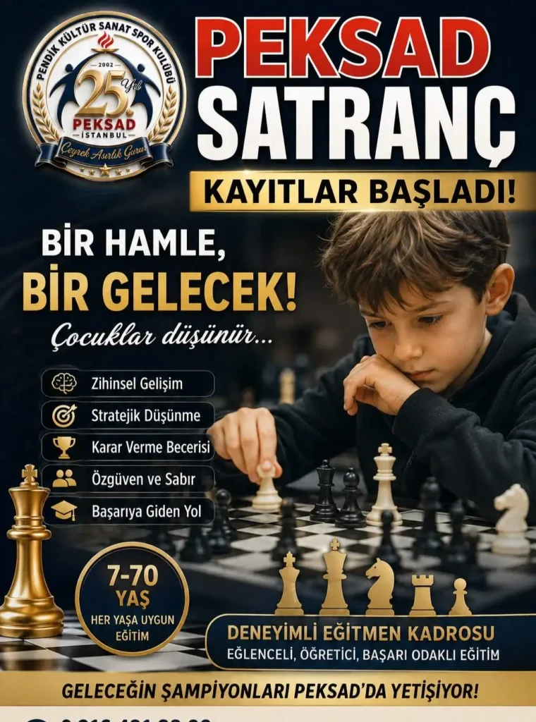 Peksad-Satranç Kayıtları Başladı
