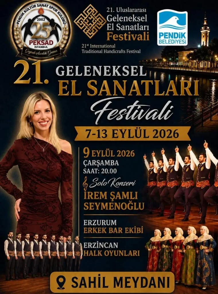 PEKSAD 21. Geleneksel El Sanatları Festivali’nde Sahne Alıyor!